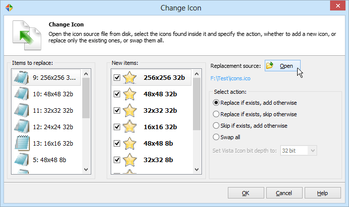 Замена иконы в exe файле